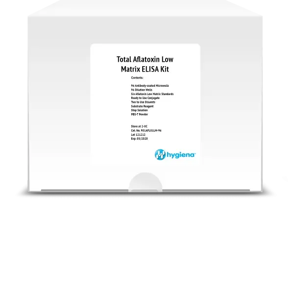 Экспресс-тест афлатоксина Hygiena Helica Total Aflatoxin Low Matrix ELISA