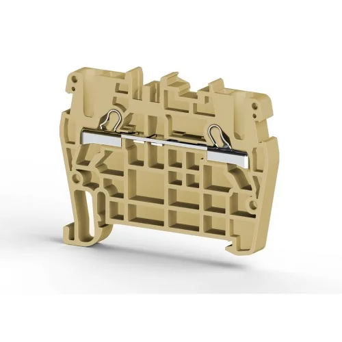 Клеммник пружинный быстрозажимной Push in, 2,5 мм.кв. бежевый KLEMSAN PYK2,5 307100